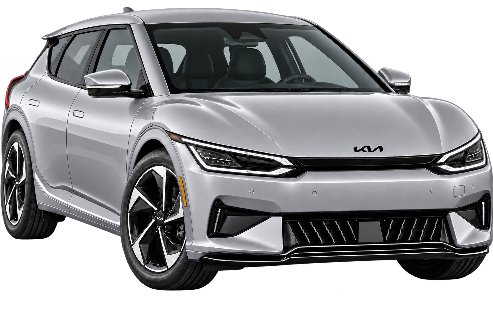 Kia EV6 com os faróis desligados
